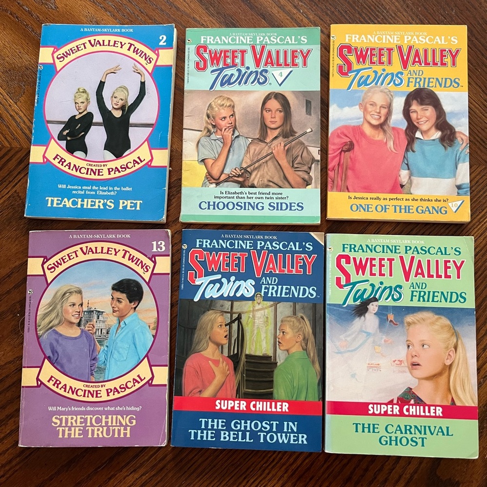 Sweet Valley Twins Book Collection | 6 books | Francine Pascal